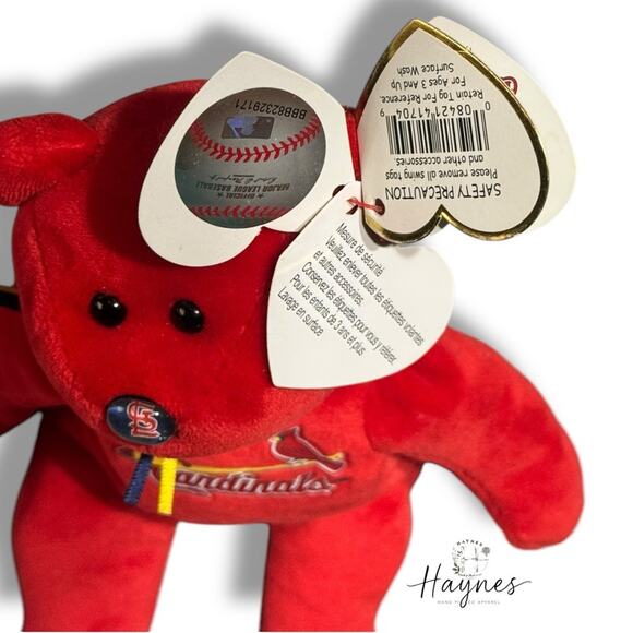 TY | STL St.Louis Cardinals MLB Beanie Baby - Teddy Bear by Ty {93} - Picture 3 of 5